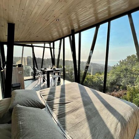 Casa Bosque Olas De Buchupureo Cobquecura Eksteriør billede