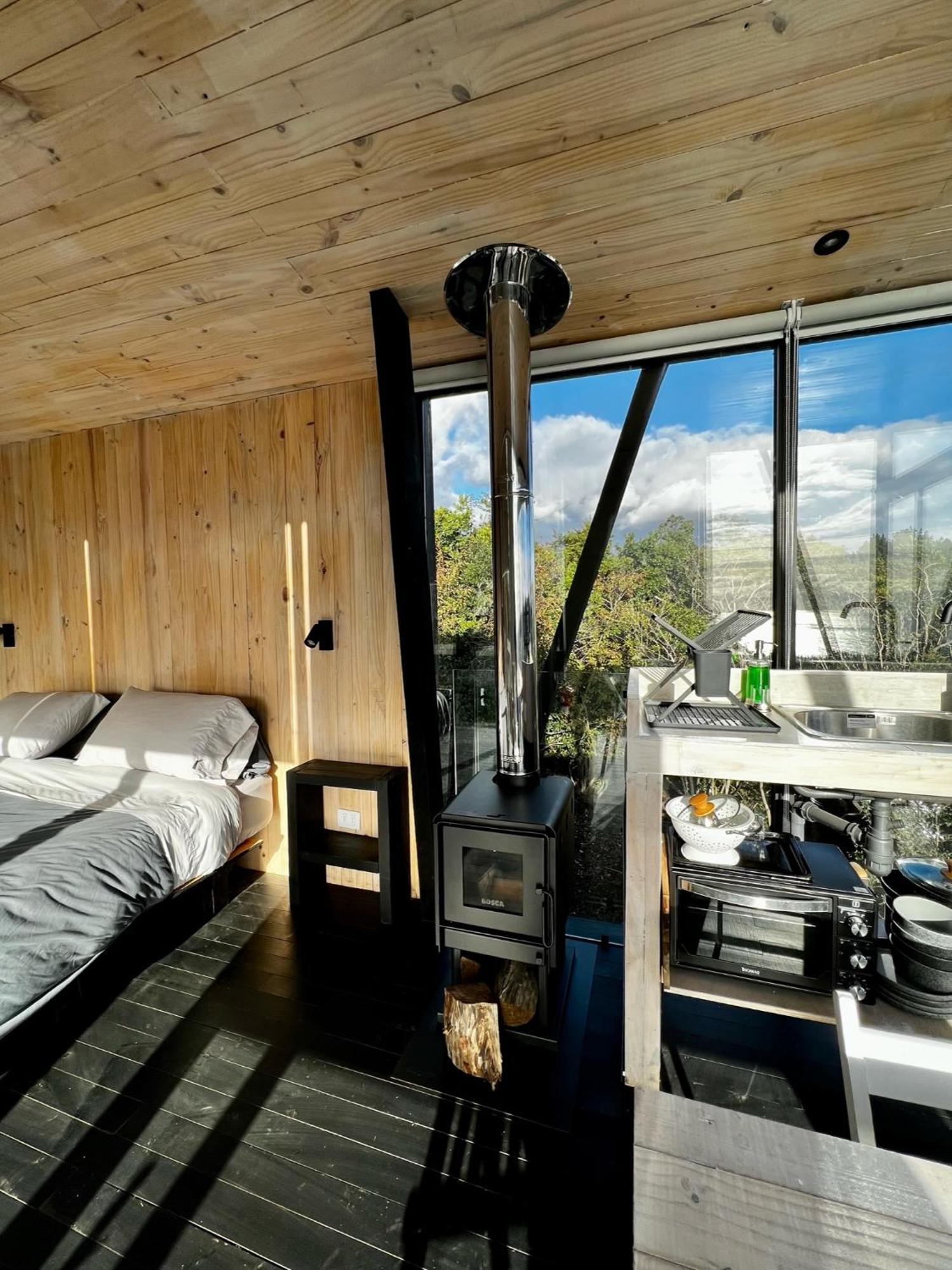 Casa Bosque Olas De Buchupureo Cobquecura Eksteriør billede